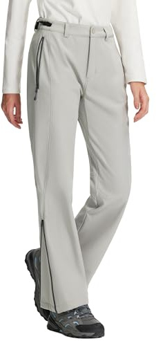 Pioneer Camp Damen Skihose Outdoorhose Wasserdicht Winddichte Softshellhose Warme Gefütterte Trekkinghose Winter Thermohose Wanderhose