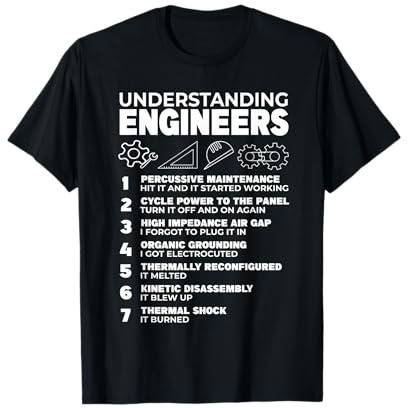 Entendiendo ingenieros Ingeniería Humor Nerds Humor friki Camiseta