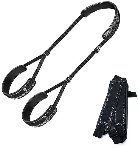 TRQOYTU Restrizioni Per Le Gambe Per Bondage Sessuale, Altalena Sessuale, Set Per Bondage Da Letto, Cinghie Sessuali Dal Collo Alle Caviglie, Imbracatura Per Le Cosce, Giocattoli Sessuali Per Donne