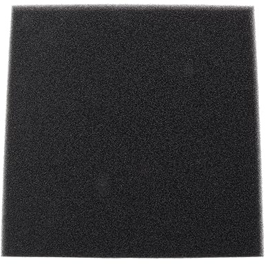 gws Filterschaum in schwarz oder blau – 50x50 cm, 2,3,5 cm Stärke, 10,20,30 PPI (Schwarz 20PPI, 50x50x3cm)