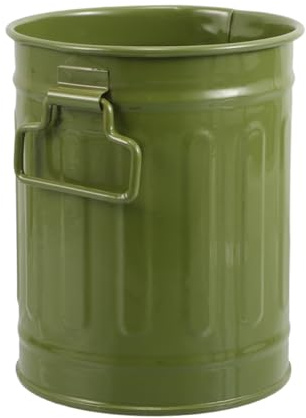 Housoutil Pot À Crayons En Métal 4.53X3.94X3.74In Pour Bureau Seau Multifonctionnel Avec Grande Capacité Porte-Stylo Créatif Et Pot De Fleurs Pour Organisation De Papeterie Et Décoration Intérieure