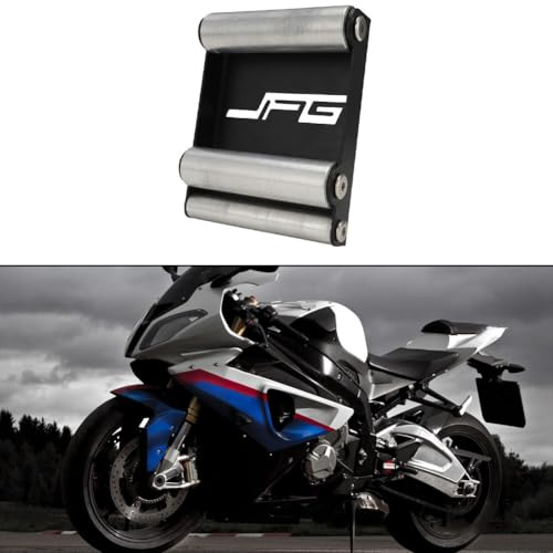 Support de rouleau de nettoyage de roue de moto - Construction robuste en fer et aluminium, roulements à grande vitesse, design pliable compact pour un rangement et un transport faciles, compatible