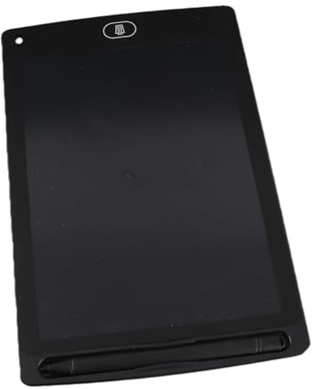 ZASCHMOY Tavoletta Digitale Portatile LCD da 8,5 Pollici, con Penna, Adatta per Disegnare, Scarabocchiare e Prendere appunti. (BLACK)