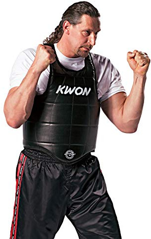 Kwon Bay Double Vollkontakt Körperschutz Schutzweste Bauchschutz Body Shield Muay Thai Thaiboxen MMA K1 K-1 Kampfsport
