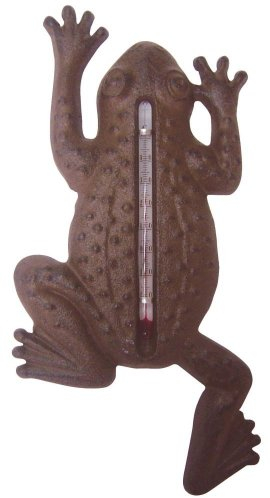 Fallen Fruits TH62 Cast Iron Frog Thermometer