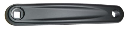 Kurbel links Alu, 170 mm, 4-kant, schwarz, SunRace