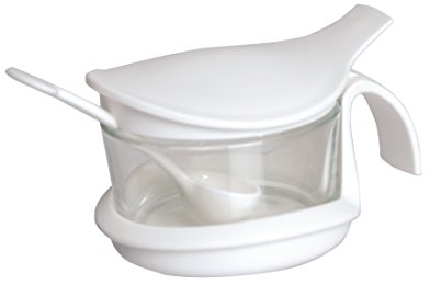 Excelsa Formaggera Zuccheriera, Plastica, Bianco