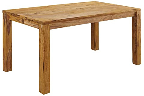 MASSIVMOEBEL24.DE Esstisch Sheesham braun geölt Nature Brown #812 | 120x90x76 cm (BxTxH) 35 kg Landhaus zerlegt vollmassiv