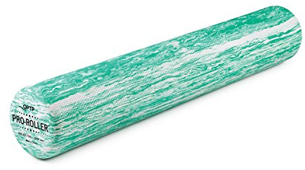 OPTP PRO-ROLLER Standard Density Foam Roller - Durable Roller for Back Massage, Deep Tissue Foam Roller Exercises, Stretching, Fitness, Yoga and Pilates - 36 Inches by 6 Inches, Green