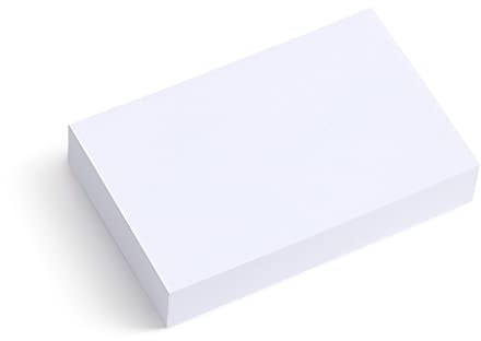 Miquelrius – Karteikarten, 100 glatte Notizkarten, Lernkarten, 200 g/m² Offset-Kartenpapier, Größe 100 x 150 mm