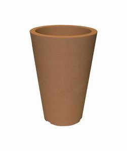 Kruka av plast, höjd 45 cm, diameter A1 28 cm, färg: Tonfärgad – övergryta blomkruka blommor kruka