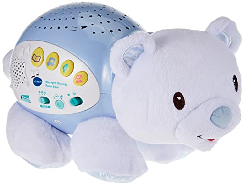 VTech 506903 Little Friendlies Starlight Sounds Bear, Soothing Baby Nighlight, Musical Toy with Sounds and Songs, Soft Cuddly Toy for Babies Aged 1 Month to 4 Years, 5.0 cm*11.0 cm*11.0 cm