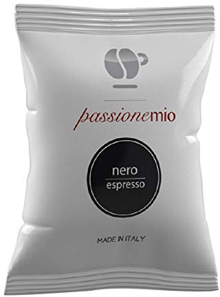 Lollo Caffè PassioneMito, Miscela Nera - 200 Capsule - Compatibili con le Macchine ad uso domestico Lavazza* A Modo Mio*