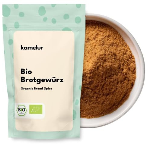 250g di BIO pane speziato - miscela di spezie BIO altamente aromatica per la cottura del pane con preziosi semi di lino BIO, senza glutine e senza additivi - in confezione biodegradabile