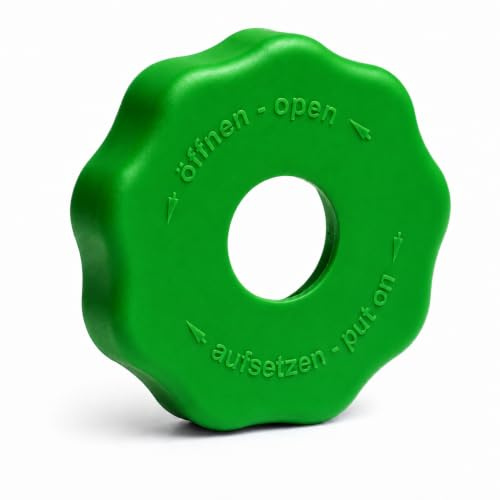 GLZ Easy-DrehFix apribottiglie | apribottiglie brevettato apre tappi a vite con movimento rotatorio | apribottiglie e apribottiglie aiuto anziani | lavabile in lavastoviglie | Made in Germany | verde