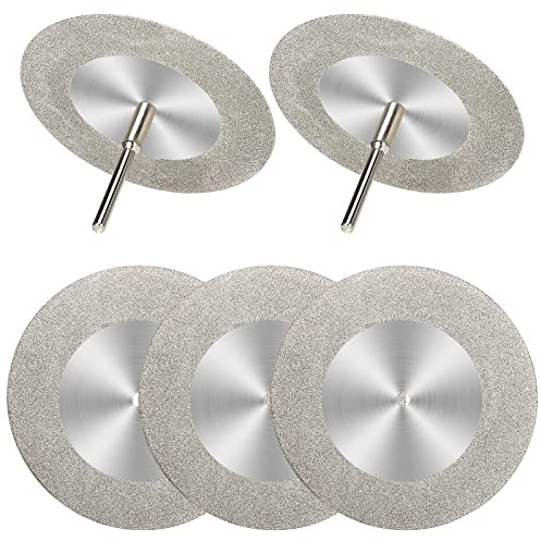 SI FANG 5PC 60mm Diamond Cutting Discs 2.4 inch Cut Off Wheel for Dremel