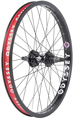 Odyssey Quadrant Rear Wheel - 20, 14 x 110mm, Rim Brake, Freecoaster LHD, Black