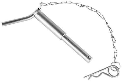 Oberlenker Stufenbolzen | Kat 1-2 | 17 mm + 72 mm Nutzlänge | mit Kette & Splint | Oberlenkerbolzen | 3-Punkt | Dreipunktaufnahme | Trecker | Bolzen | Traktor | Schlepper