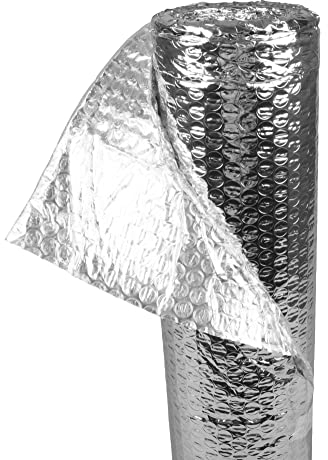 Windhager Winter-Kälteschutzfolie Superprotect, Frostschutzfolie, Isolierfolie für Pflanzen und Lebensmittel, Thermofolie, Winterschutz, 5 x 1 m, silber, Alu