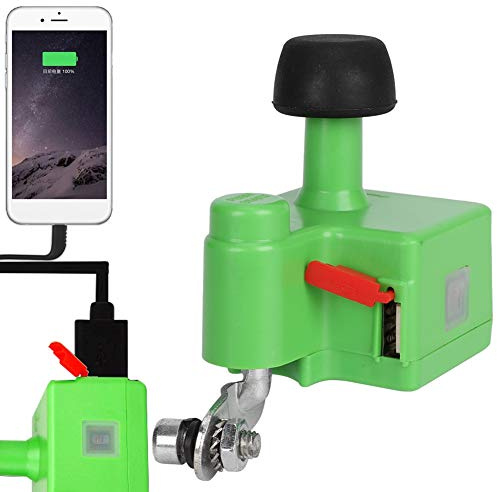 Tbest Générateur de Dynamo de Vélo, Large applicabilité de Téléphone Portable Compact à la Mode VTT Générateur de Vélo électrique Équipement D'équitation de Nuit