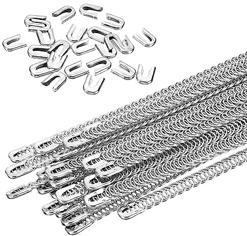 PATIKIL 24pz Stecche Metalliche a Spirale per Corsetto, 13,7 Pollici Disossamento Metallo con Struttura Forma 24 Punte Disossamento in Acciaio per Cucire Abiti a Corsetto(15mm LARGHEZZA)