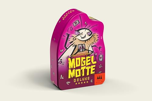 Schmidt 40899 Mogel Motte Deluxe, DREI Magier Kartenspiel | In einer Metalldose und mit Sonderausstattung