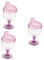 3pcs Goblet Style Sippy Cup for Kids, No Spill Toddler Bottle, Training Mug for 36 Months, Milk Mug, Sippy Cup, 180ml, Purple