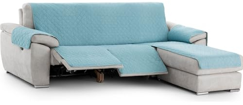 ECOMMERC3 | Copridivano Chaiselong Mini destro imbottito e antiscivolo – Copridivano Chaiselongue rosa protezione completa, comfort e stile, design regolabile e lavabile