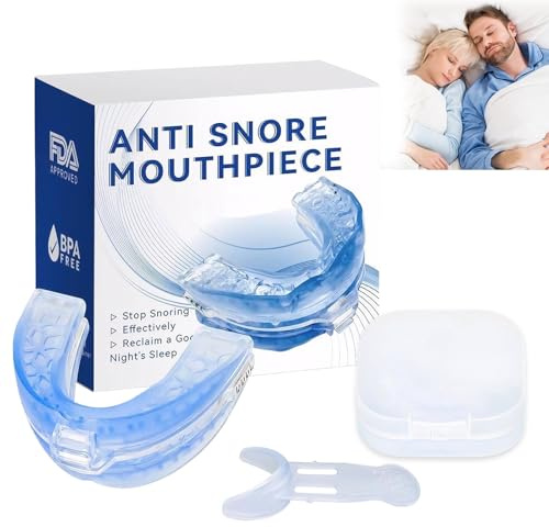 Anti Schnarch Schiene Schnarchschiene Knirscherschiene Schiene Gegen Zähneknirschen Aufbissschiene für Nacht, Verhindern Schnarchen und Nächtliches Zusammenpressen, Verbessern Die Schlafqualität