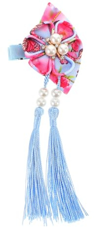 Beaupretty Japanische Haarspange Kimono Haarnadel Japanische Kimono Haarnadel Quasten Haarspange Geisha Haar Accessoires Für Frauen Und Mädchen Blau