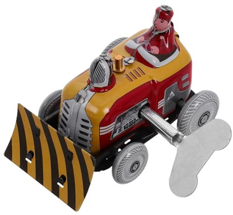 MOLUCKFU Klassisches Schneepflug-Spielzeug Mit Aufziehmechanismus Vintage Modell Für Fotografie Heimdekoration Und Für