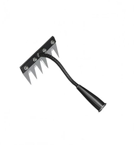 Rastrello Giardino, Rastrello Multifunzione Elimina Erbacce, Sarchiatore per Erbacce Manuale per Giardinaggio, Rastrello Manuale per Erbacce, per Estirpare, Sarchiare Seminare (senza bastone)