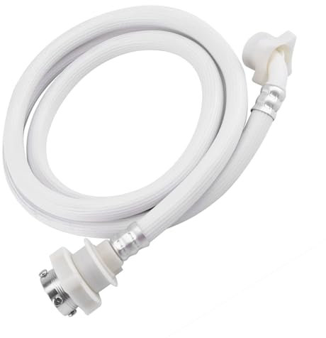 Manguera para lavadora, G1/2, universal, flexible, PVC, manguera de entrada de agua, manguera de entrada de agua para lavadora (2 m/6,56 pies)