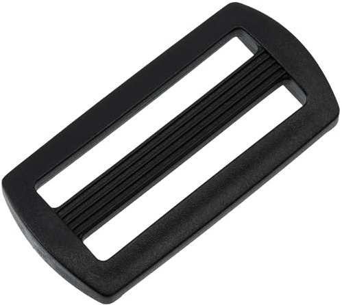 AERZETIX - Juego de 16 Hebillas de ajuste deslizantes - para mochila bandolera cinturón manualidades - color negro - en plástico