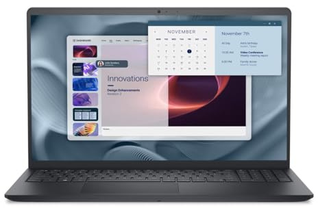 Dell Pro 15 Essential Laptop 15.6 FHD IPS Intel Core i5-1334U 16GB DDR5 512GB SSD Windows 11 Pro Black Business Notebook WiFi6 Bluetooth HDMI USBC Ethernet 120Hz IPS 1920x1080 Win11 Pro