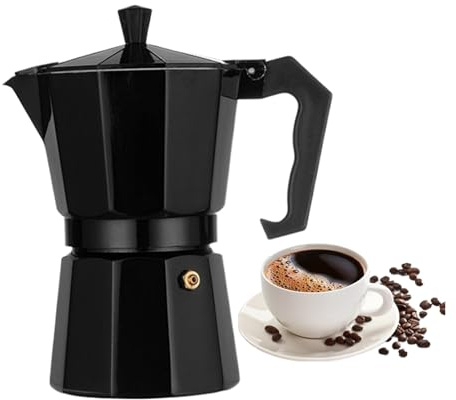 Liten Kaffebryggare Aluminiumlegering Portabel med Säkerhetsventil