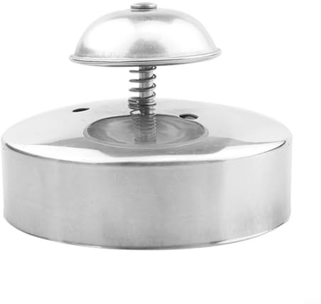 Eawfgtuw Taglierina e sigillatrice per sandwich in acciaio inox, per pasticceria rotonda per snack fai da te, hamburger, torte e biscotti, strumento da cucina 9 x 9 cm