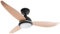 Energiespar Deckenventilator Bayu mit dimmbarer LED Beleuchtung und Fernbedienung, 122cm, sehr leise, Schwarz