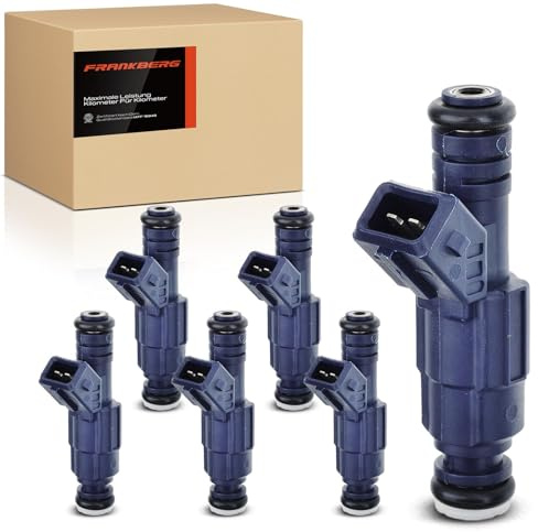 Frankberg 6x Einspritzventil Injektors 0280155712 | Kompatibel mit Astra G Caravan T98, Astra F T92, Calibra A C89, Astra F Caravan T92, Astra G CC T98, Astra F CC T92