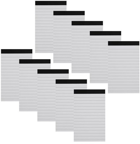 Nsssunnre 10 StüCke Handschrift Notizbuch Mini Notizbuch NachfüLlpackung A7 Notizbuch NachfüLlpackung mit 30 Blatt Liniertem BüRobedarf
