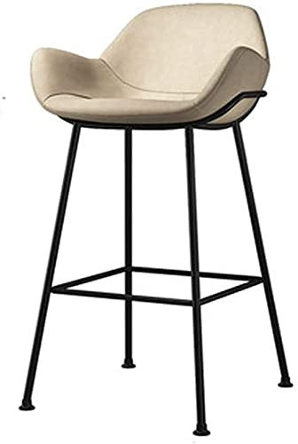 Moderno taburete de bar ajustable con respaldo, silla alta giratoria para el hogar, cocina, cómodo taburete de desayuno para restaurante, elegante taburete de bar para encimera de cocina o zona de bar
