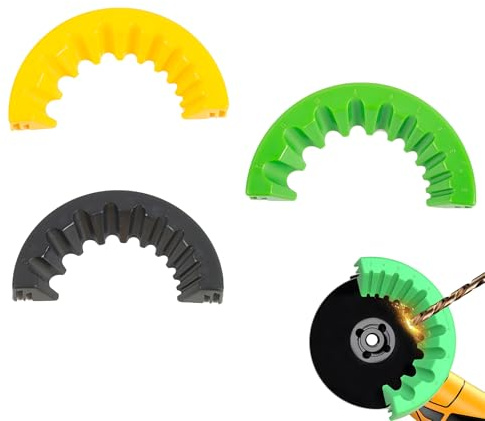3 Stücke Winkelmühle Bohrer Bitschärfer,10in1 Bohrerschärfer Werkzeug,Universal Drill Bit Sharpening Tool,Tragbares Bohrerschleifaufsatz Tragbare,3-12mm Schleifmaschine Set Mit