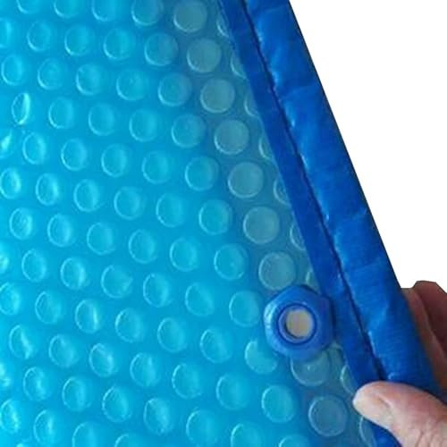NZVZGKTNTW Solar Pool Heater Cover, 3ft/5ft/6ft/10ft/13ft/16ft Wide, Blue Rectangular Bubble Heating Solar Blanket For In Ground Pool, Fish Tank，Bubble-Side Facing Down(1.5mx3m(5ftx10ft))