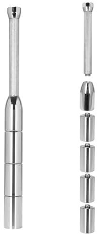 generic Solid Pure Steel Barbell Anti-Slip Strength Training Macebell Clubbell Multi-Purpose for Exercise Grips & Forearms Workouts