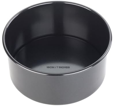 Tala Moule à Gâteau Rond Profond Performance, Fond Amovible, Acier au Carbone de Qualité Professionnelle avec Revêtement Antiadhésif Eclipse, 18 cm; Idéal pour Gâteaux et Pâtisseries de Fête