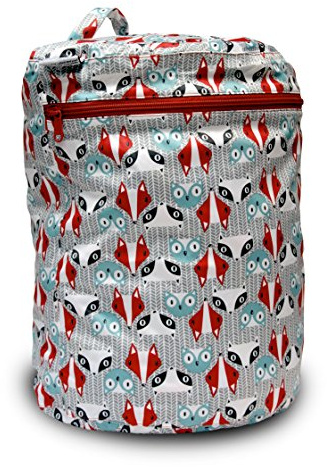 Kanga Care Wet Bag Seam Sealed Waterproof 3D Dimensional for Baby Cloth Diapers, Travel, Beach, Pool, Gym, Swim | Clyde