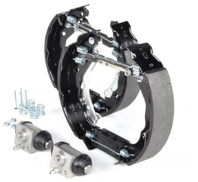 Bosch KS680 Kit Super Pro - Rear drum brake kit - 1 pre-assembled set, 2 wheel brake cylinders, 4 brake shoes