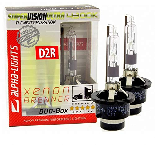 ALPHA-Lights Super Vision Ultra D2R 4300K Xenon Brenner 35W 2 Lampen DUO-Set
