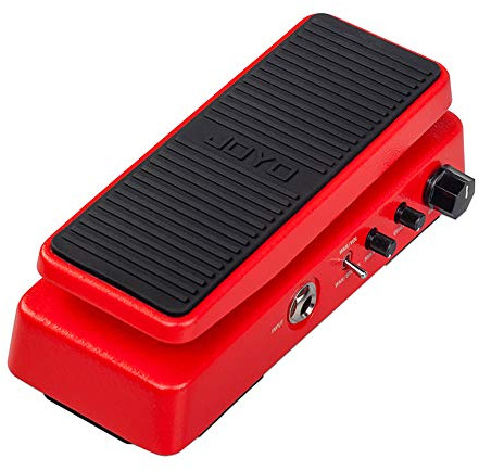 JOYO WAH-II Klassisches und multifunktionales Gitarren WAH-Pedal Effektgerät mit Wah-Wah/Lautstärke-Funktionen, Wahwah-Klangqualitätsknopf (rot)