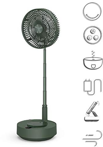 FACAI Ventilateur Colonne avec Telecommande Climatisateur Portable pour Maison Ventilateur sur Pied Brumisateur Ventilateur Refrigerant Ventilateur Portable USB Humidificateur,Green-Upgrade